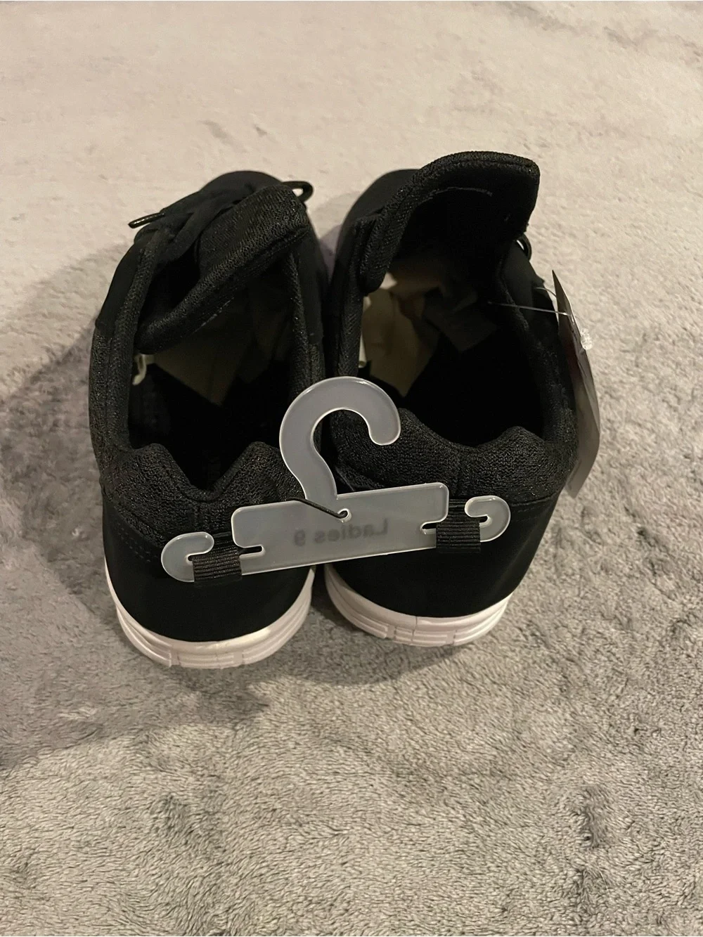 Bobbie Brooks Fabric Tennis Shoes Women’s Size 9 Black